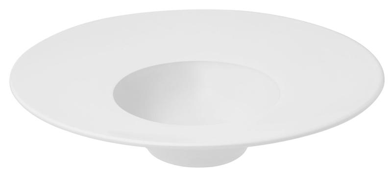 Imagem de Prato De Entrada Risoto Tipo Chapéu Branco Oxford 30,5cm