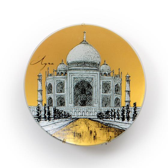 Imagem de Prato De Parede Decorativo Taj Mahal