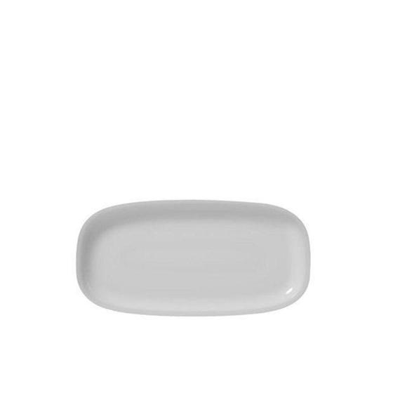 Imagem de Prato de porcelana longo bold 32x16 cm - GERMER