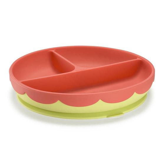 Imagem de Prato de Silicone com Divisória e Ventosa Yummy! Coral Fisher-Price - BB1190 - Fisher Price