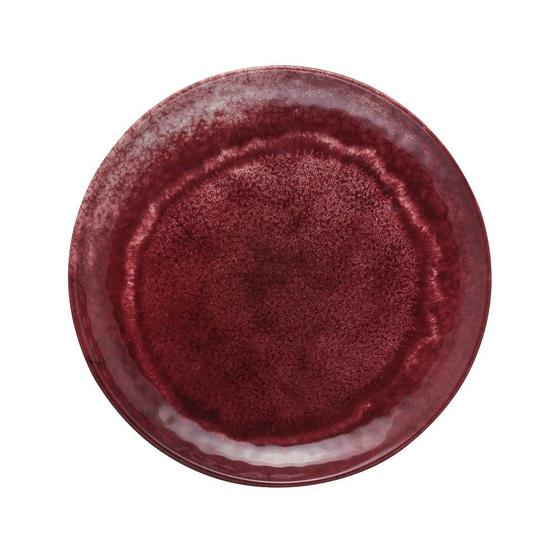 Imagem de Prato de Sobremesa de Melamina Aqua Vermelho 27803 - Bon Gourmet