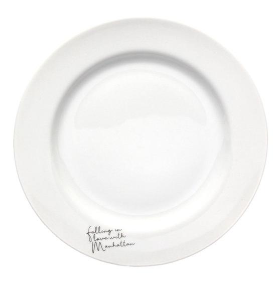 Imagem de Prato de sobremesa manhattan branco 19cm - hauskraft