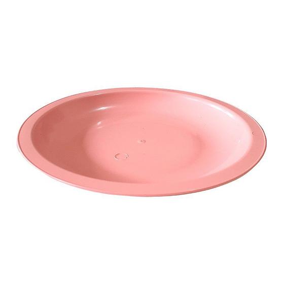 Imagem de Prato Fundo em Plástico Rosa