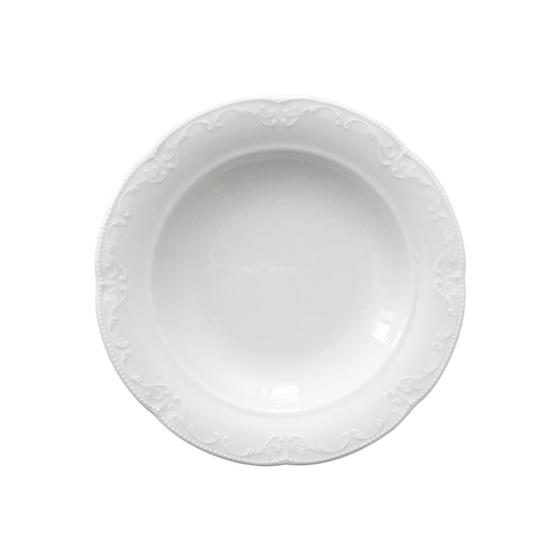 Imagem de Prato fundo em porcelana Mesatua Sense 22cm branco