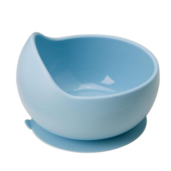 Imagem de Prato Fundo Infantil Oval Silicone Ventosas Buba