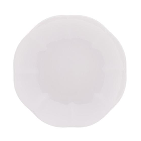 Imagem de Prato Fundo Lyor Wave De Porcelana Branco