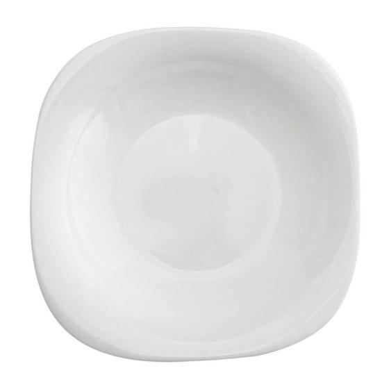 Prato fundo opaline de vidro temperado Plaza 22cm Branco Menor preço em Prato fundo opaline de vidro temperado Plaza 22cm Branco