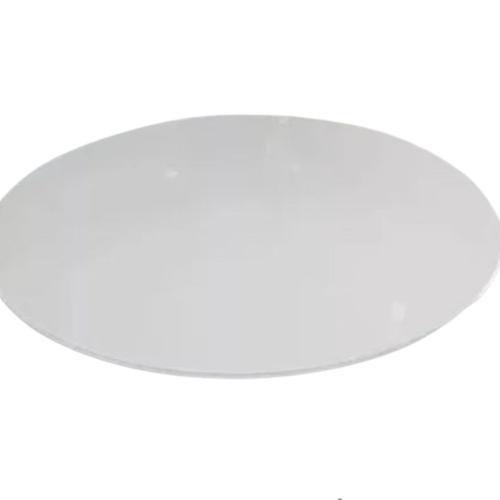 Imagem de Prato Giratório 60Cm Para Mesa De Jantar Com Vidro Off White