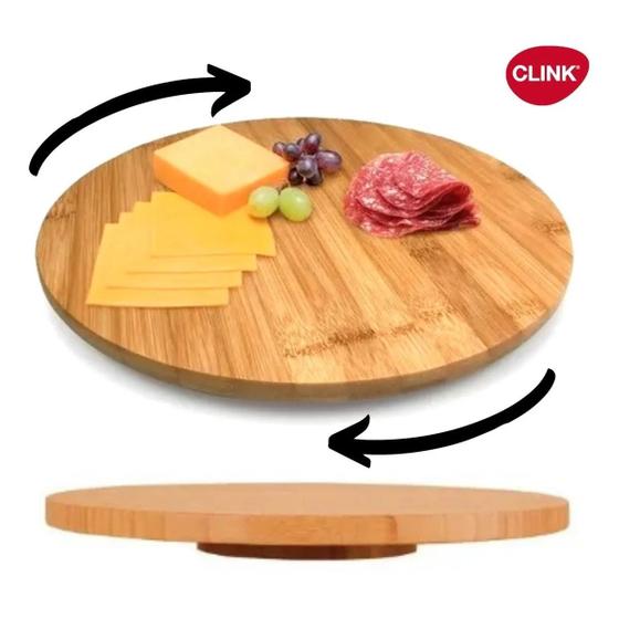 Prato giratório de bambu - Clink