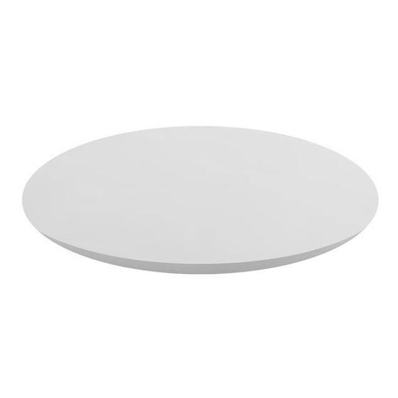 Imagem de Prato Giratório Decorativo Para Cozinha 80 Cm Branco