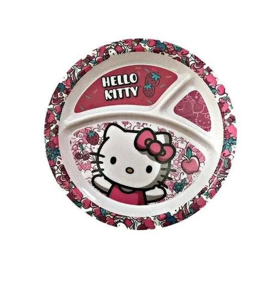 Imagem de Prato Para Papinha Infantil Com Divisórias - Hello Kitty