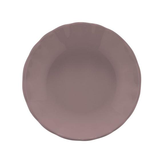 Imagem de Prato para Sobremesa de Cerâmica Bergama Plum 19cm Wolff