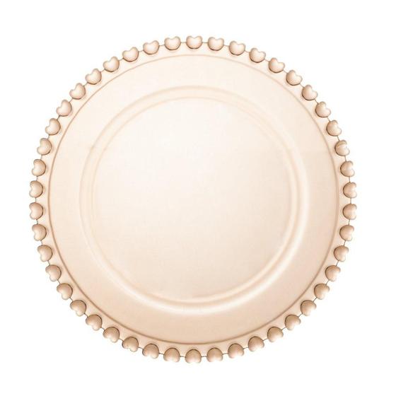 Prato para Sobremesa Lyor Coração de Cristal Âmbar 20cm Menor preço em Prato para Sobremesa Lyor Coração de Cristal Âmbar 20cm