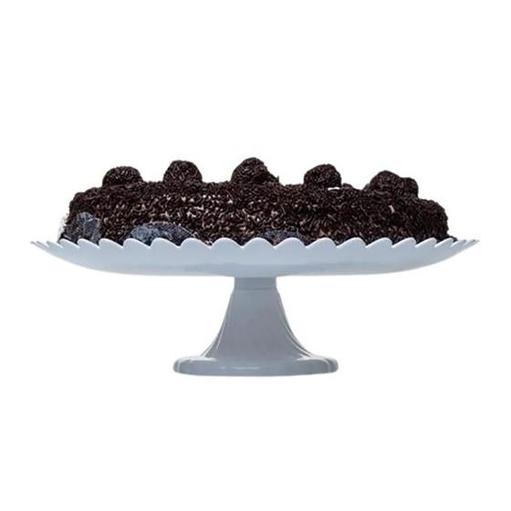 Imagem de Prato para Torta Bolo Festa Buffet 32cm Branco Decor-útil