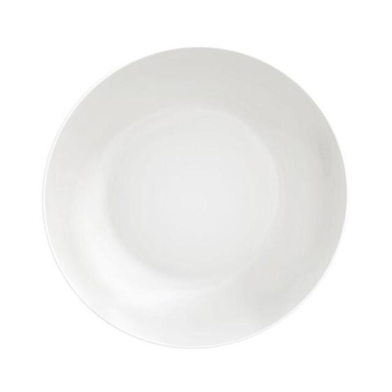 Imagem de Prato Porcelana Branco Fundo Refeição Sopa Tramontina 21cm Leonora