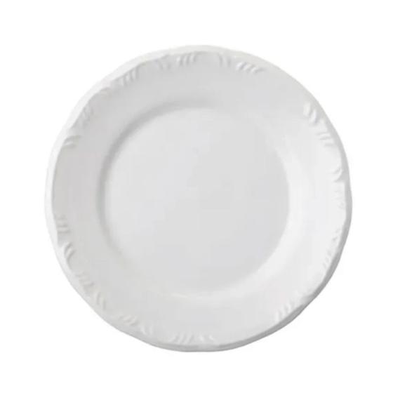 Imagem de Prato Raso 26cm Linha Pomerode Branco Porcelana Schmidt