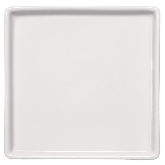 Prato Raso Americana Quadrado de Porcelana 26x26 cm Germer Menor preço em Prato Raso Americana Quadrado de Porcelana 26x26 cm Germer