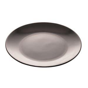 Prato Raso de Cerâmica Cronus Preto 27cm - Lyor Menor preço em Prato Raso de Cerâmica Cronus Preto 27cm - Lyor