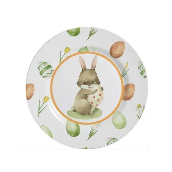 Imagem de Prato Raso de Páscoa Follow the Bunny Plus 28,5cm Alleanza