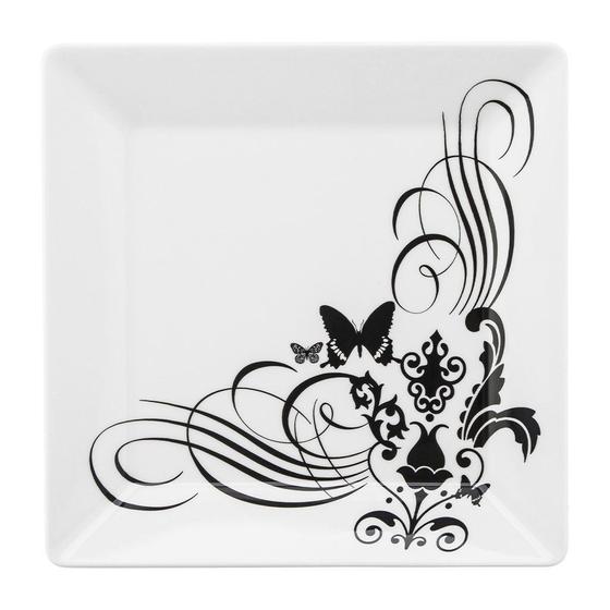 Imagem de Prato Raso Quartier Tattoo Oxford Porcelana 26x5cm