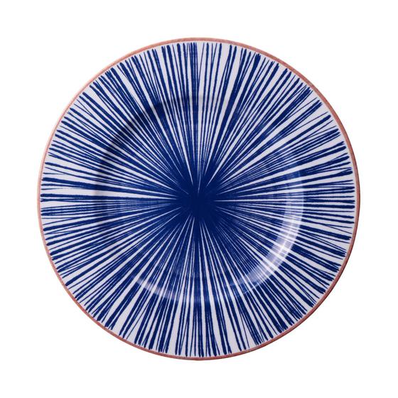 Imagem de Prato Raso Tramontina Abstratta Porcelana Decorada 28cm