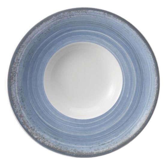 Imagem de Prato Risoto 27cm Porcelana Schmidt - Dec. Esfera Azul Celeste 2414