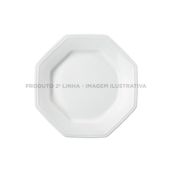 Imagem de Prato Sobremesa 20 cm Porcelana Schmidt - Mod. Prisma 2 LINHA