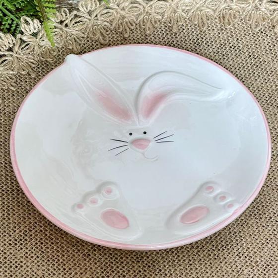 Imagem de Prato Sobremesa em Cerâmica Rabbit 15,5cm - Páscoa