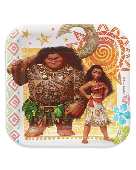 Imagem de Pratos de Festa Disney Moana - 8 Unidades - 7 Polegadas