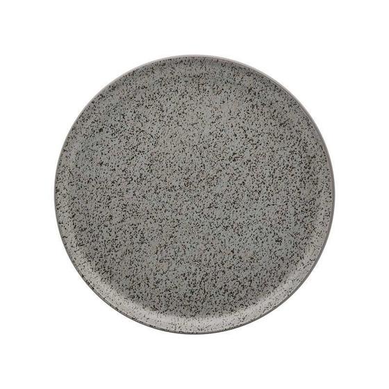 Imagem de Pratos Sobremesa Flat Gray Oxford 20cm - Kit 6 Peças
