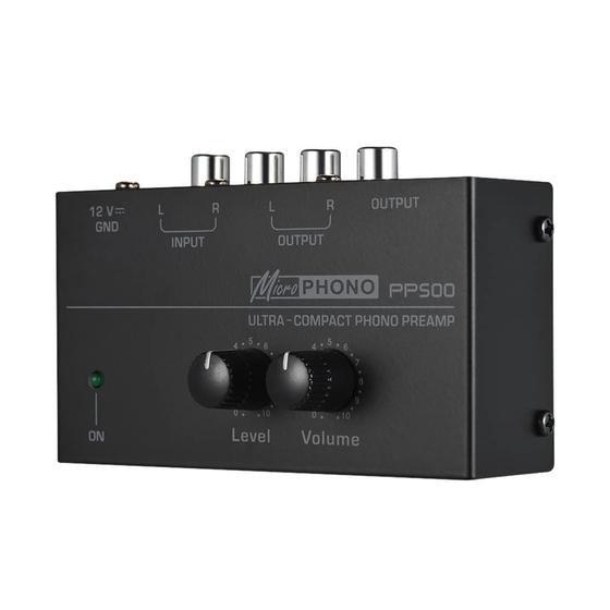 Imagem de Pré-amplificador Phono KVSERT Ultra PP500 com Ajuste de Volume e Equilíbrio