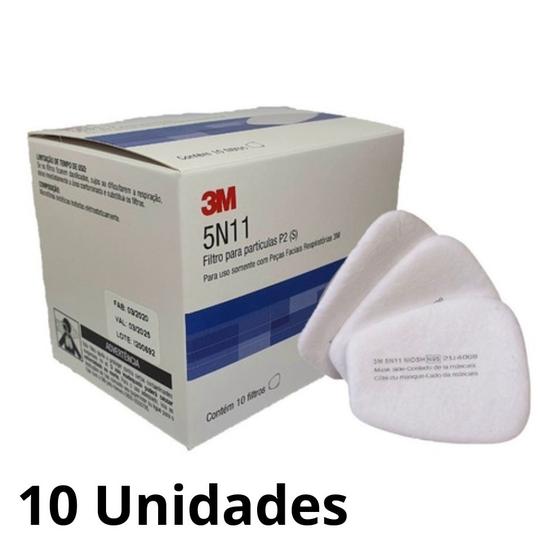 Pré Filtro Mascara 6200 Respirador 3m 5n11 Caixa Com 8 Und - Foto 8