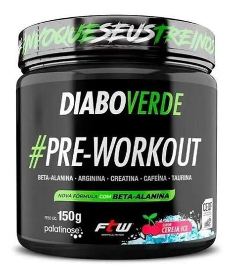 Imagem de Pré Treino Alta Intensidade Diabo Verde Pre-Workout Energia