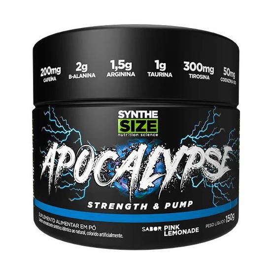 Imagem de Pre Treino Apocalypse Synthesize Pote 150g Pink Lemonade