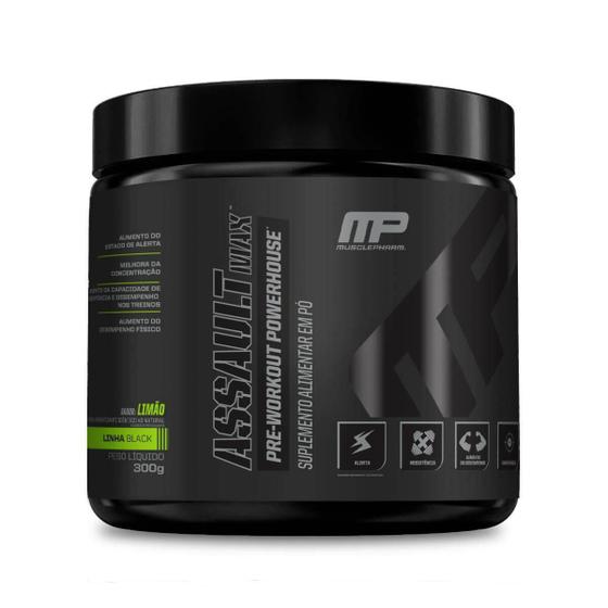 Imagem de PRÉ-TREINO ASSAULT BLACK MAX 300g