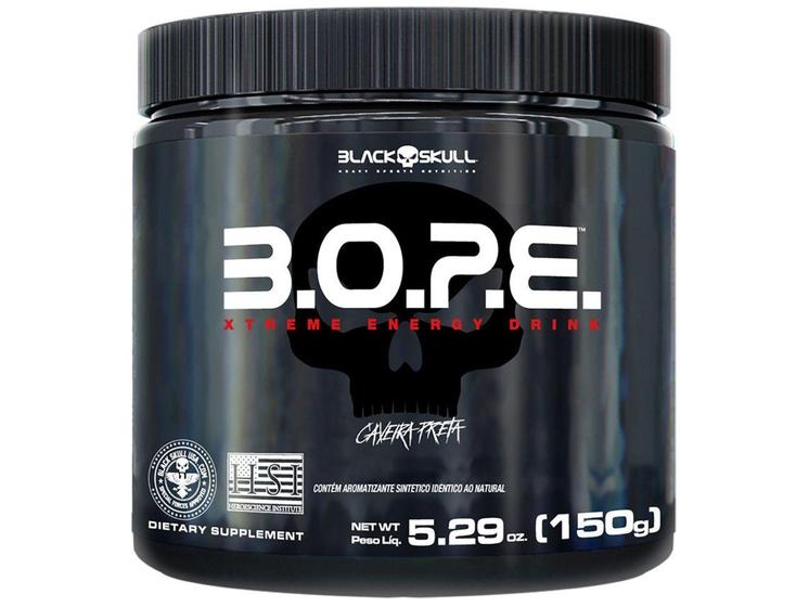 Pré Treino Black Skull B.O.P.E em Pó 150g - Fruit Punch Menor preço em Pré Treino Black Skull B.O.P.E em Pó 150g - Fruit Punch