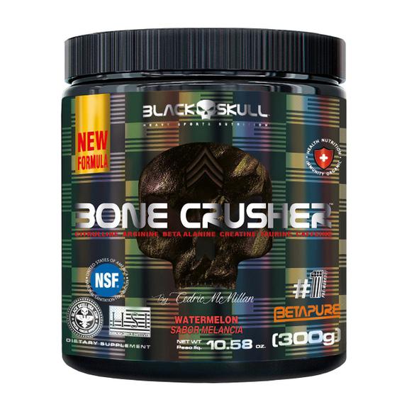 Imagem de Pré-Treino Bone Crusher Black Skull 300g