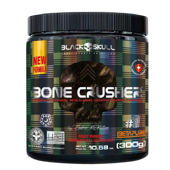 Imagem de Pré-Treino Bone Crusher Black Skull 300g