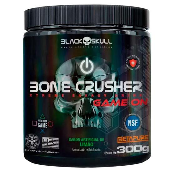 Imagem de Pré Treino Bone Crusher Game On Xtreme Limão 300G Limão 300