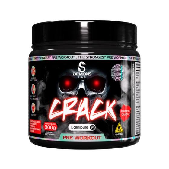 Imagem de Pré Treino Crack 300g Demons Lab Pré Workout