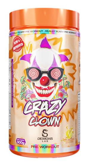 Imagem de Pré Treino Crazy Clown 300g  Demons Lab sabor Laranja