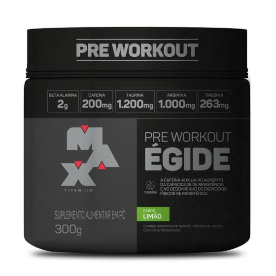 Imagem de Pré-Treino Égide Max Titanium Beta Alanina 300g Sabores