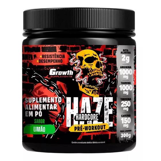 Imagem de Pré-treino Haze Hardcore 300g - Growth Supplements