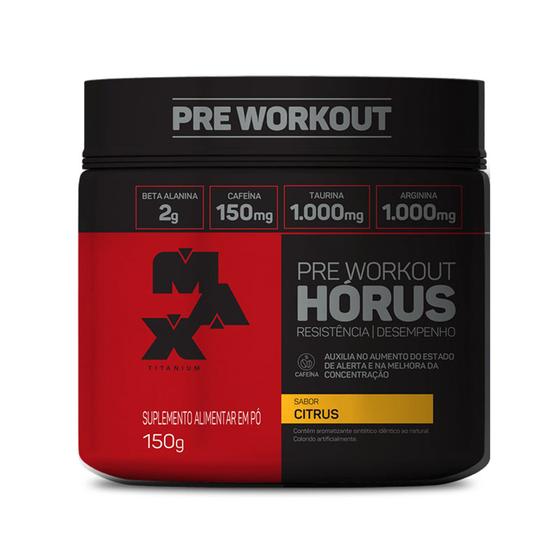 Imagem de Pré treino Hórus Max Titanium 150g 