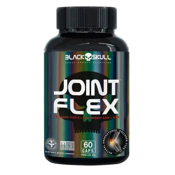 Imagem de Pré-treino Joint Flex Black Skull c/ 60 Cápsulas