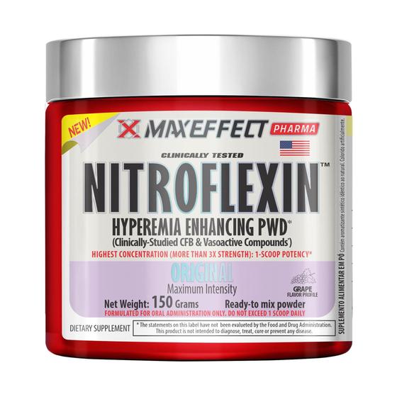 Imagem de Pre Treino Nitroflexin 150g - Maxeffect Pharma