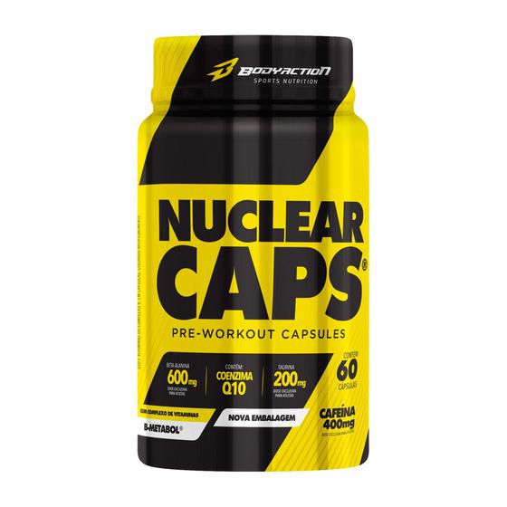 Imagem de Pré Treino Nuclear Rush 60 Caps Bodyaction