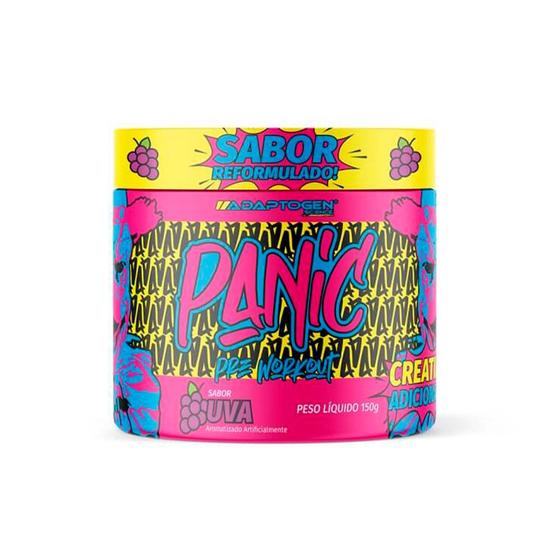 Imagem de Pré-Treino Panic Pre Workout Uva 150G Adaptogen Science