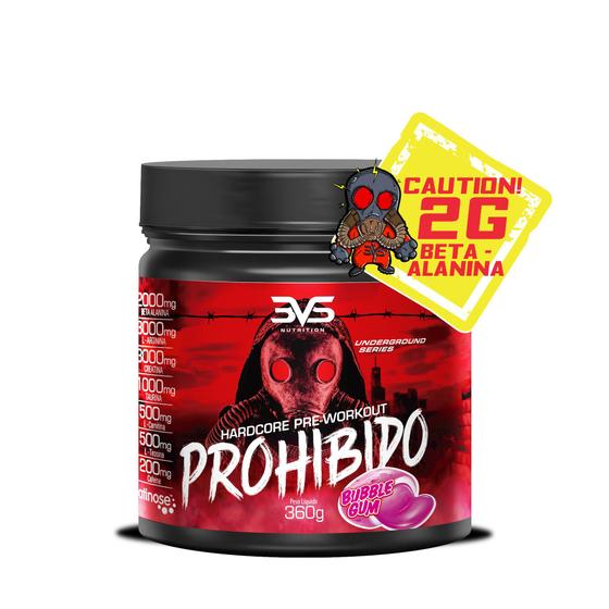 Pre treino Prohibido 3VS Nutrition- 360 gramas Bubble Menor preço em Pre treino Prohibido 3VS Nutrition- 360 gramas Bubble