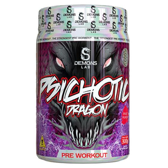 Pré treino psichotic - 300g - demons lab Menor preço em Pré treino psichotic - 300g - demons lab